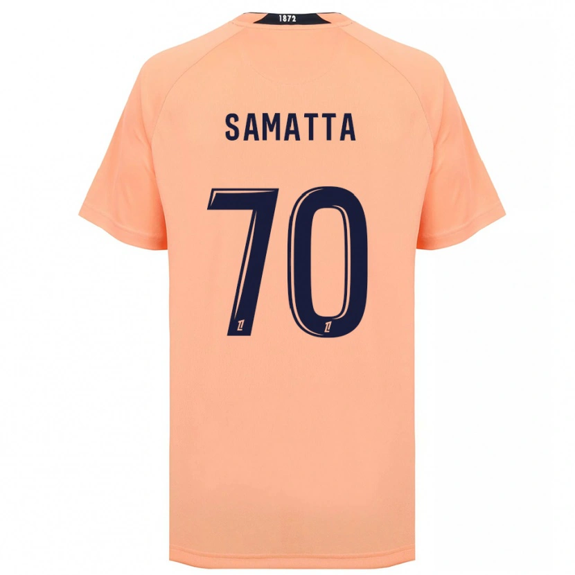 Danxen Herren Ally Samatta #70 Orange Marineblau Auswärtstrikot Trikot 2025/26 T-Shirt Österreich