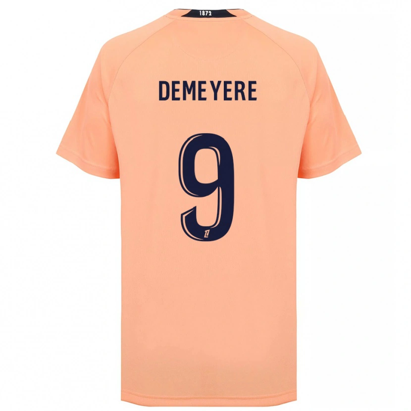 Danxen Herren Silke Demeyere #9 Orange Marineblau Auswärtstrikot Trikot 2025/26 T-Shirt Österreich