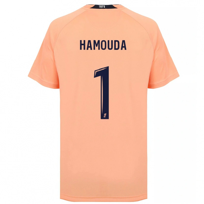Danxen Herren Adel Hamouda #1 Orange Marineblau Auswärtstrikot Trikot 2025/26 T-Shirt Österreich
