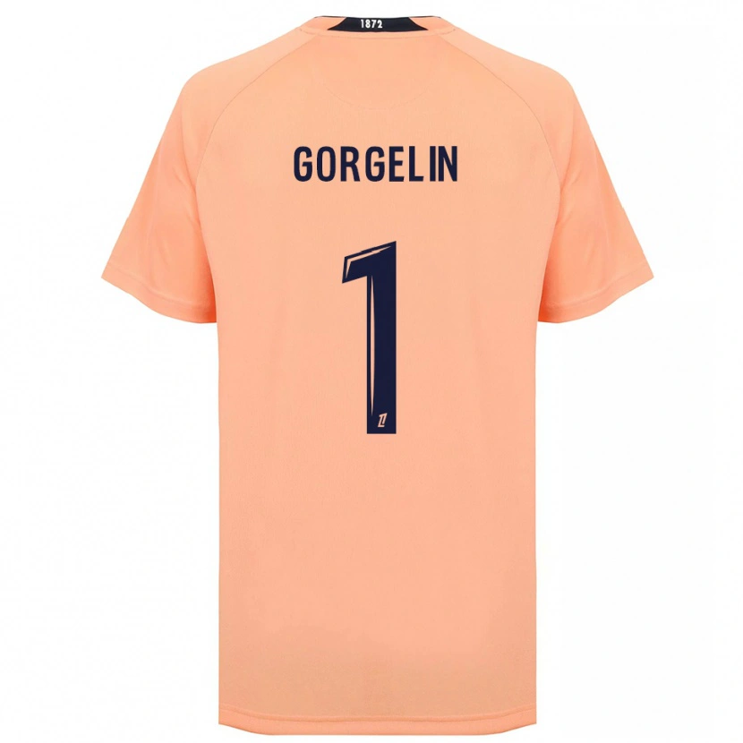 Danxen Herren Mathieu Gorgelin #1 Orange Marineblau Auswärtstrikot Trikot 2025/26 T-Shirt Österreich