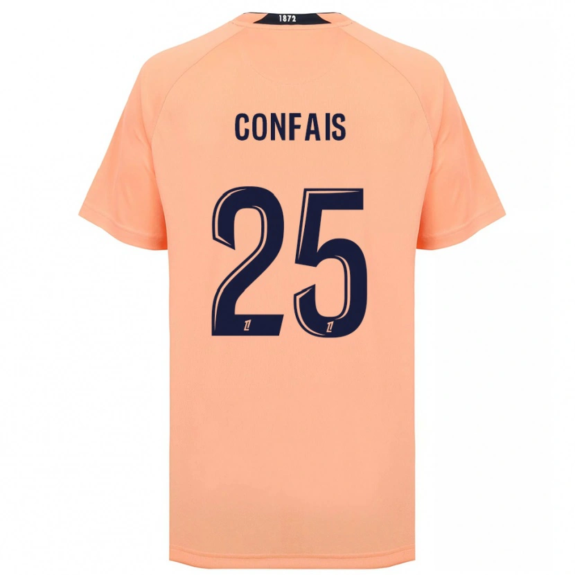 Danxen Herren Aloïs Confais #25 Orange Marineblau Auswärtstrikot Trikot 2025/26 T-Shirt Österreich