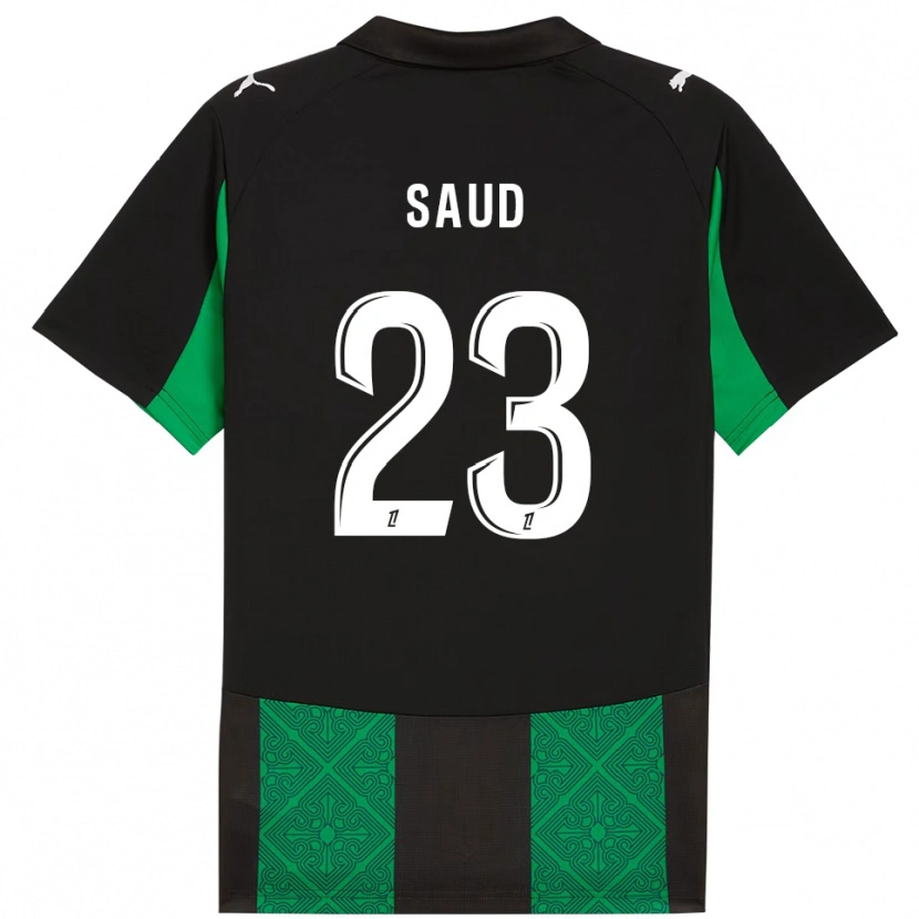 Danxen Herren Saud Abdulhamid #23 Schwarz Grün Auswärtstrikot Trikot 2025/26 T-Shirt Österreich