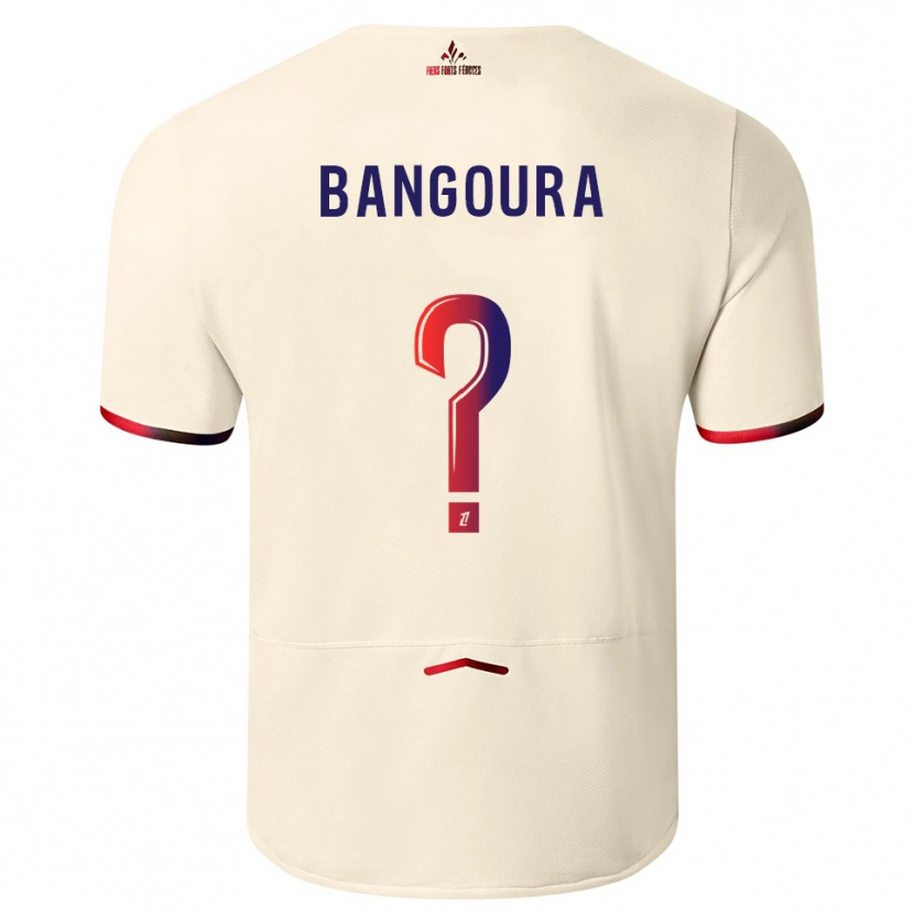 Danxen Herren Abdoulaye Zakha Bangoura #0 Cremeweiß Rot Auswärtstrikot Trikot 2025/26 T-Shirt Österreich