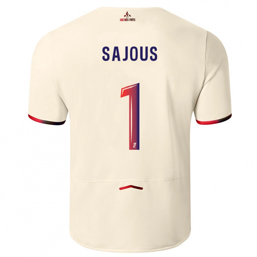 Danxen Herren Thomas Sajous #1 Cremeweiß Rot Auswärtstrikot Trikot 2025/26 T-Shirt Österreich