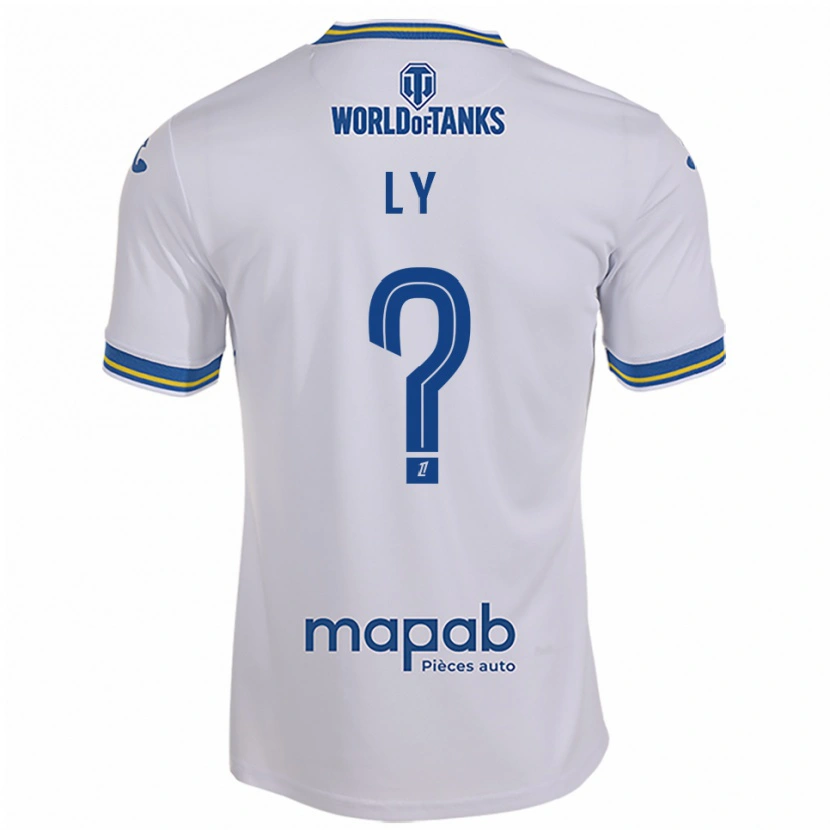 Danxen Herren Mactar Ly #0 Weiß Himmelblau Auswärtstrikot Trikot 2025/26 T-Shirt Österreich