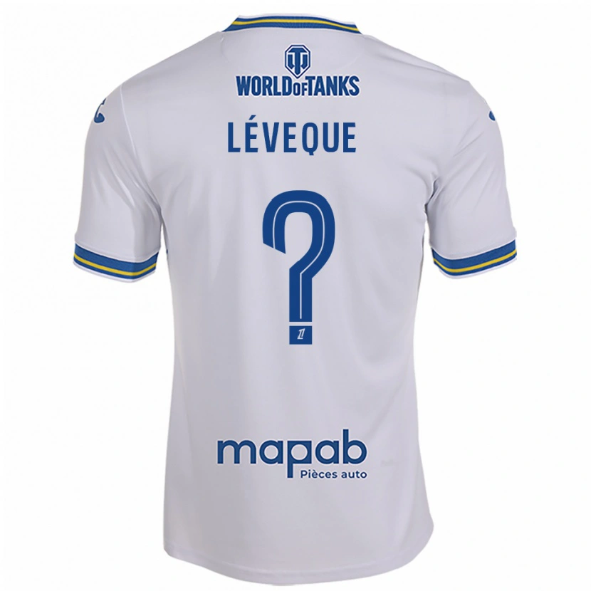 Danxen Herren Léonardo Lévêque #0 Weiß Himmelblau Auswärtstrikot Trikot 2025/26 T-Shirt Österreich