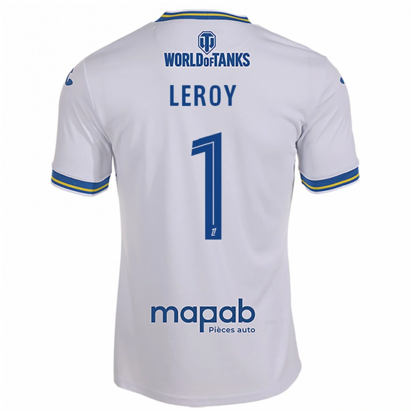 Danxen Herren Benjamin Leroy #1 Weiß Himmelblau Auswärtstrikot Trikot 2025/26 T-Shirt Österreich