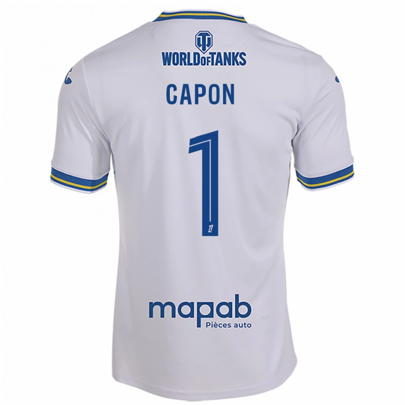 Danxen Herren Emma Capon #1 Weiß Himmelblau Auswärtstrikot Trikot 2025/26 T-Shirt Österreich