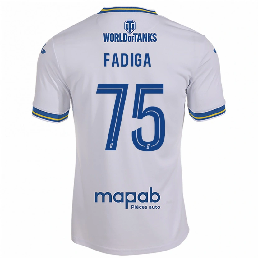 Danxen Herren Bandiougou Fadiga #75 Weiß Himmelblau Auswärtstrikot Trikot 2025/26 T-Shirt Österreich