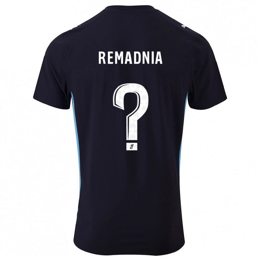 Danxen Herren Saïd Remadnia #0 Schwarz Himmelblau Auswärtstrikot Trikot 2025/26 T-Shirt Österreich