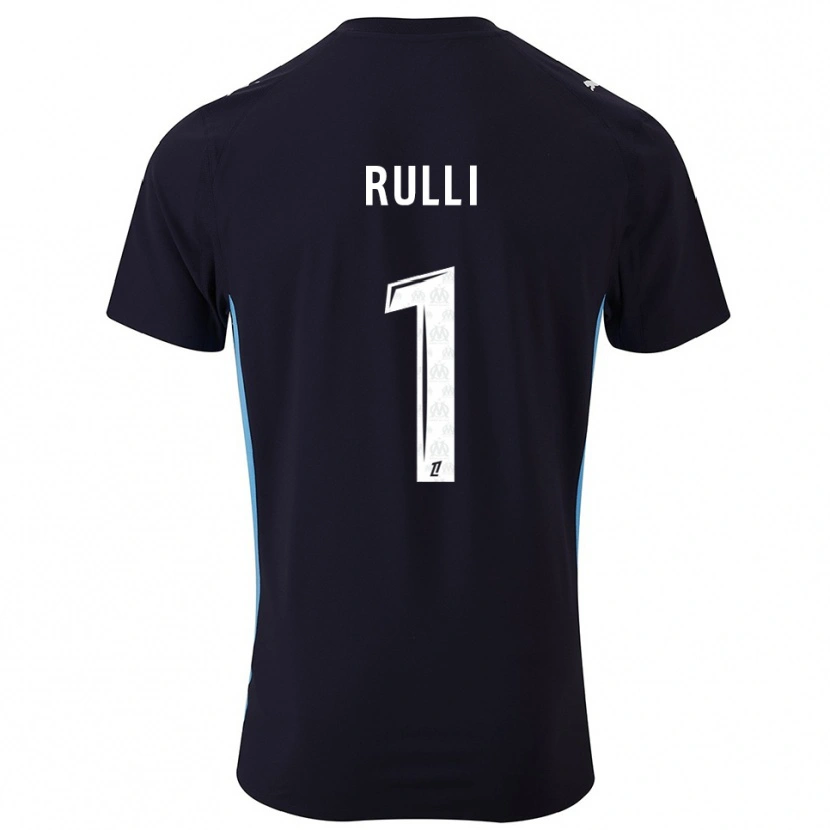 Danxen Herren Gerónimo Rulli #1 Schwarz Himmelblau Auswärtstrikot Trikot 2025/26 T-Shirt Österreich