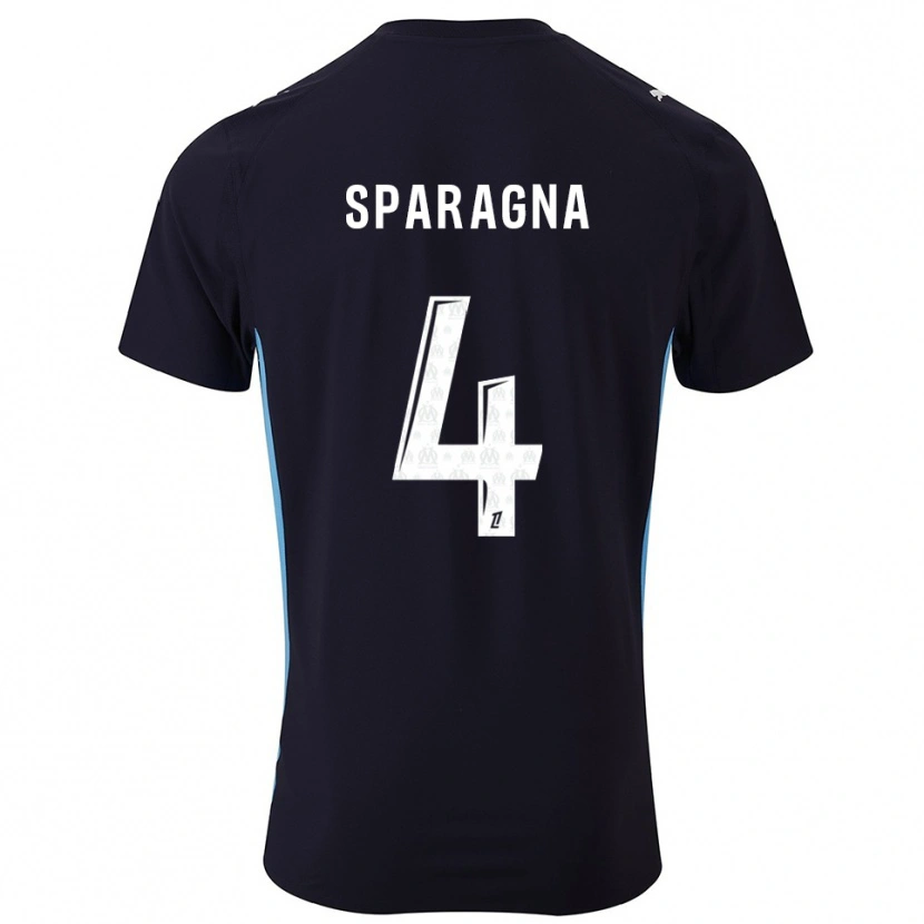 Danxen Herren Stéphane Sparagna #4 Schwarz Himmelblau Auswärtstrikot Trikot 2025/26 T-Shirt Österreich