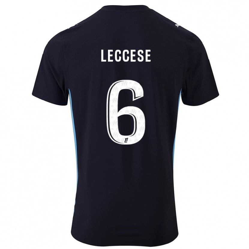 Danxen Herren Milan Leccese #6 Schwarz Himmelblau Auswärtstrikot Trikot 2025/26 T-Shirt Österreich