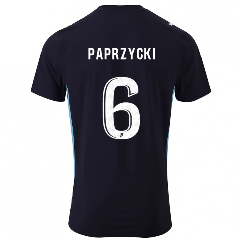 Danxen Herren Aurore Paprzycki #6 Schwarz Himmelblau Auswärtstrikot Trikot 2025/26 T-Shirt Österreich