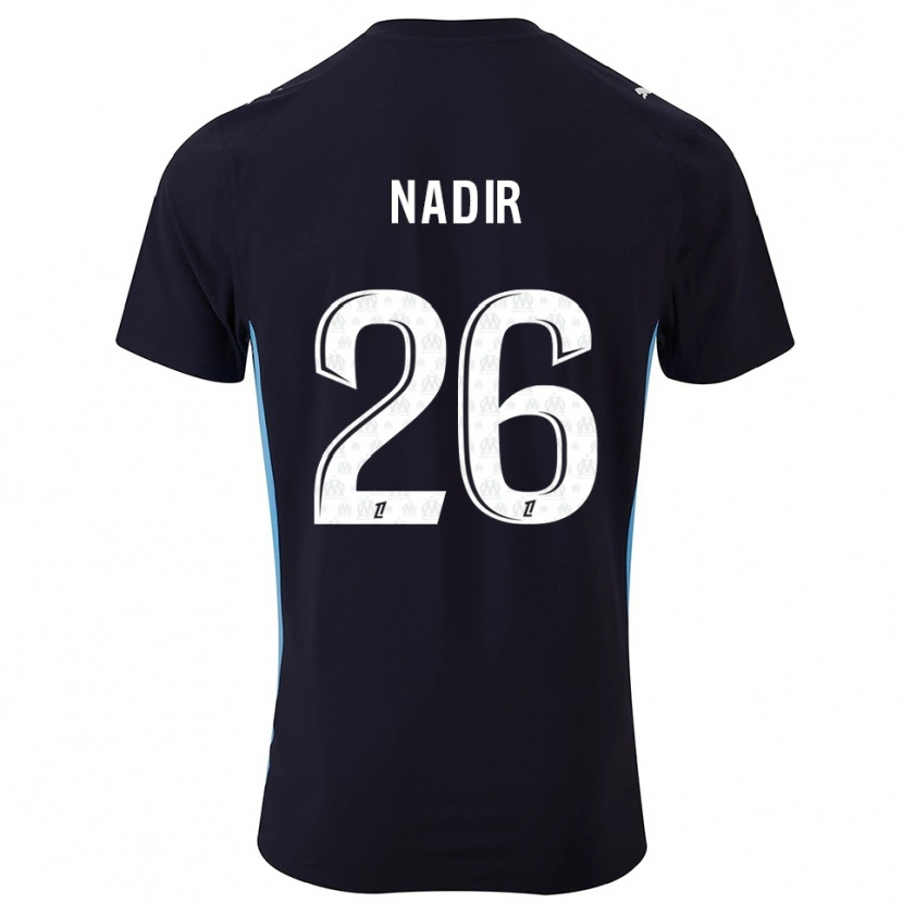 Danxen Herren Bilal Nadir #26 Schwarz Himmelblau Auswärtstrikot Trikot 2025/26 T-Shirt Österreich