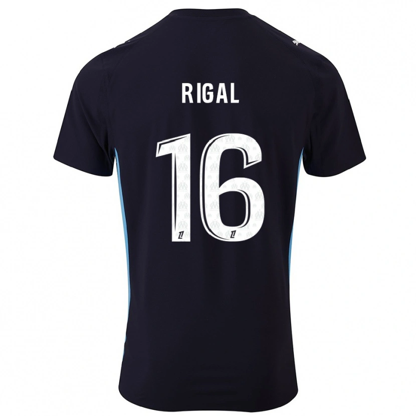 Danxen Herren Pablo Rigal #16 Schwarz Himmelblau Auswärtstrikot Trikot 2025/26 T-Shirt Österreich