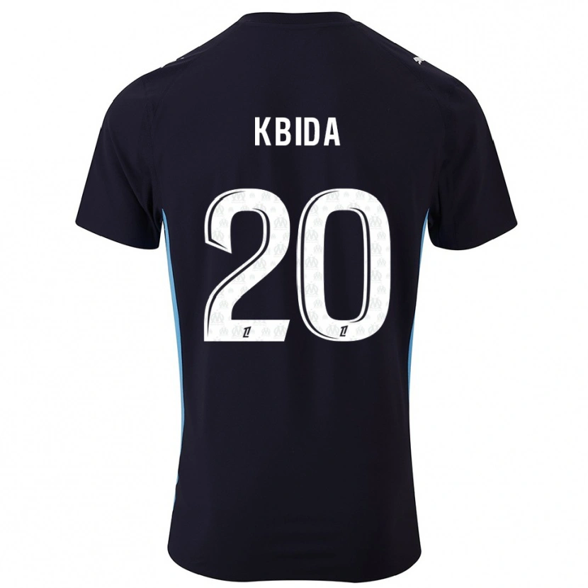 Danxen Herren Ines Kbida #20 Schwarz Himmelblau Auswärtstrikot Trikot 2025/26 T-Shirt Österreich