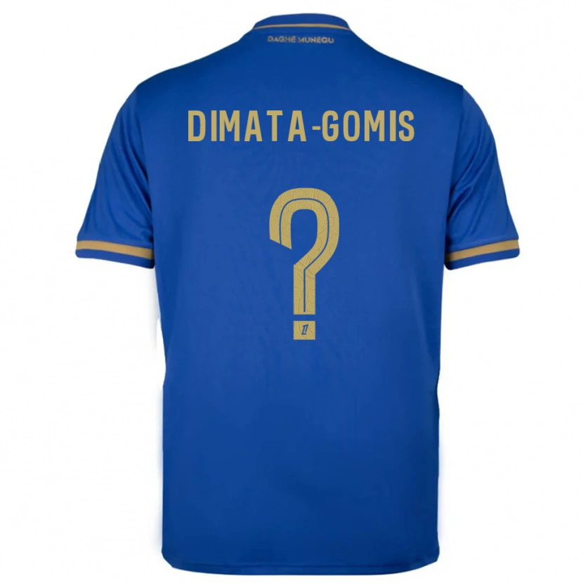 Danxen Herren Kamron Dimata-Gomis #0 Blau Gold Auswärtstrikot Trikot 2025/26 T-Shirt Österreich