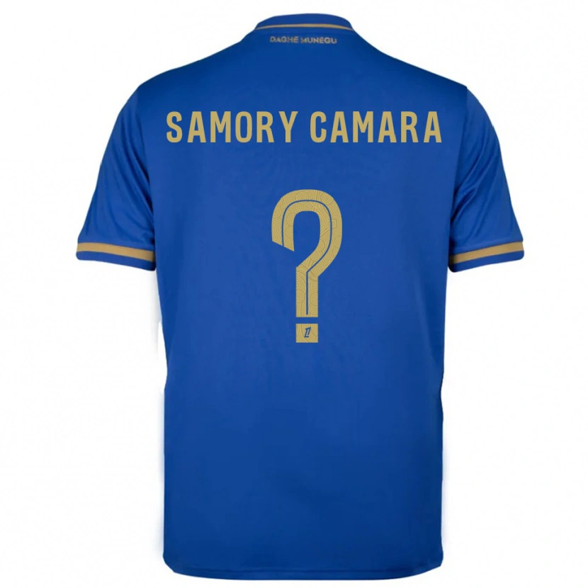 Danxen Herren Verges Samory Camara #0 Blau Gold Auswärtstrikot Trikot 2025/26 T-Shirt Österreich