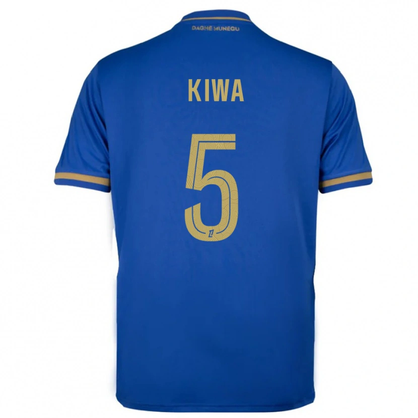 Danxen Herren Bradel Kiwa #5 Blau Gold Auswärtstrikot Trikot 2025/26 T-Shirt Österreich