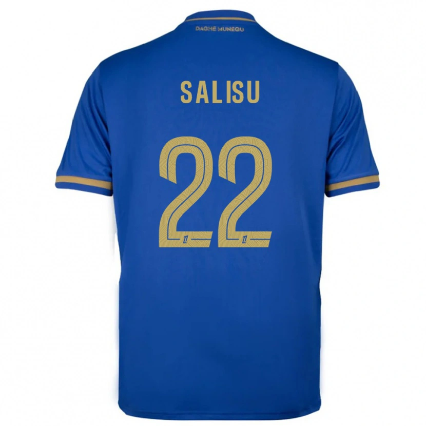 Danxen Herren Mohammed Salisu #22 Blau Gold Auswärtstrikot Trikot 2025/26 T-Shirt Österreich