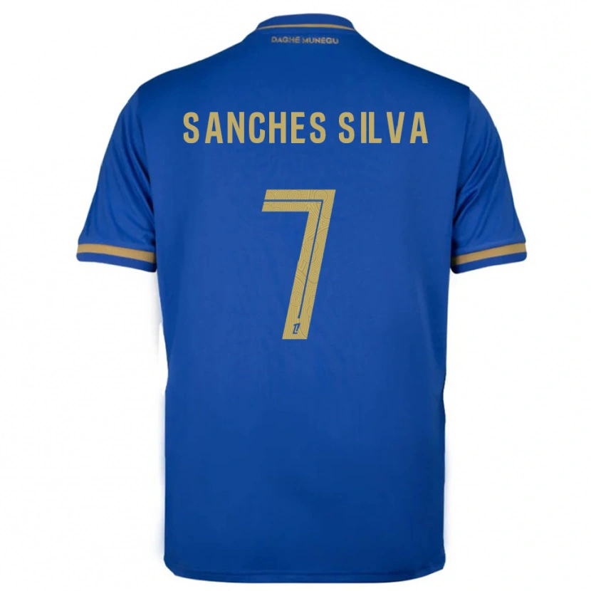 Danxen Herren Jordy Sanches Silva #7 Blau Gold Auswärtstrikot Trikot 2025/26 T-Shirt Österreich