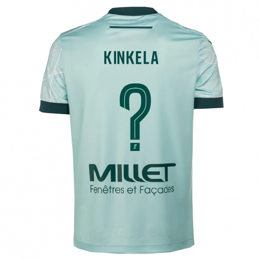 Danxen Herren Anthony Kinkela #0 Grün Weiß Auswärtstrikot Trikot 2025/26 T-Shirt Österreich