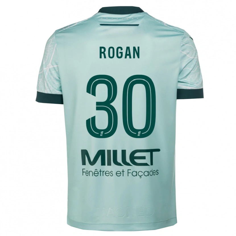 Danxen Herren Manja Rogan #30 Grün Weiß Auswärtstrikot Trikot 2025/26 T-Shirt Österreich
