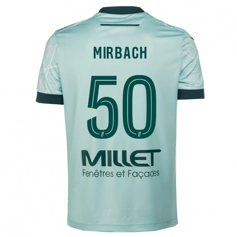 Danxen Herren Alexis Mirbach #50 Grün Weiß Auswärtstrikot Trikot 2025/26 T-Shirt Österreich