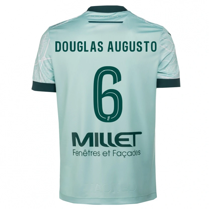 Danxen Herren Douglas Augusto #6 Grün Weiß Auswärtstrikot Trikot 2025/26 T-Shirt Österreich