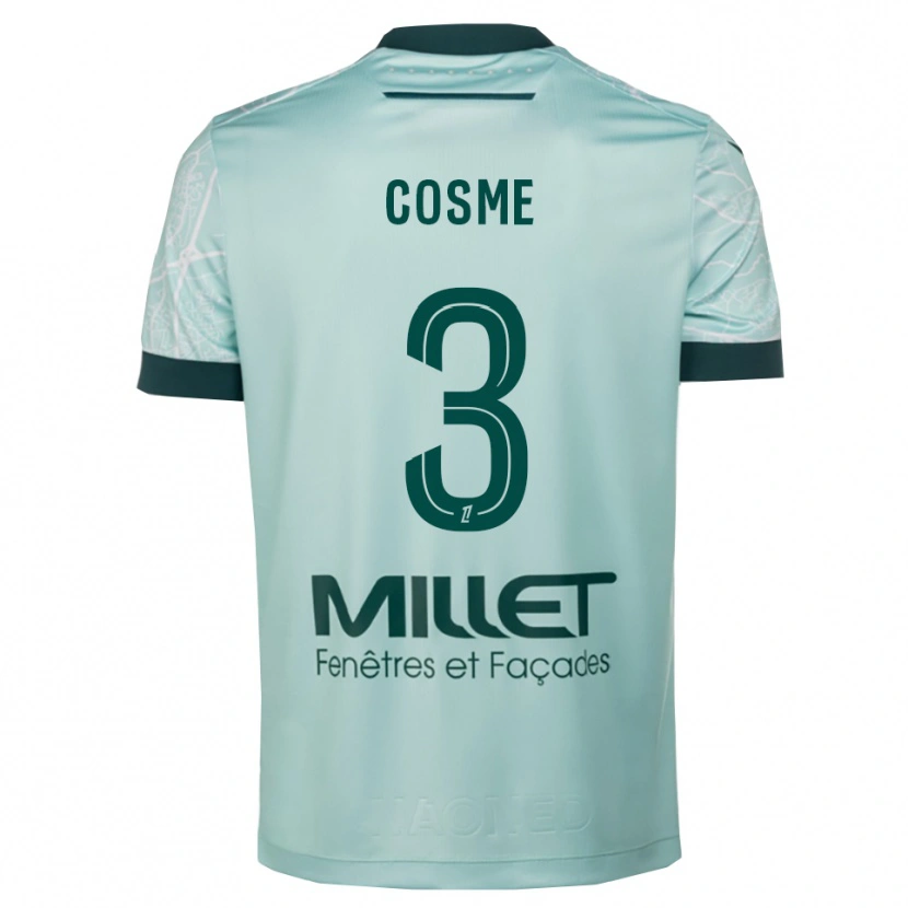 Danxen Herren Caitlin Cosme #3 Grün Weiß Auswärtstrikot Trikot 2025/26 T-Shirt Österreich