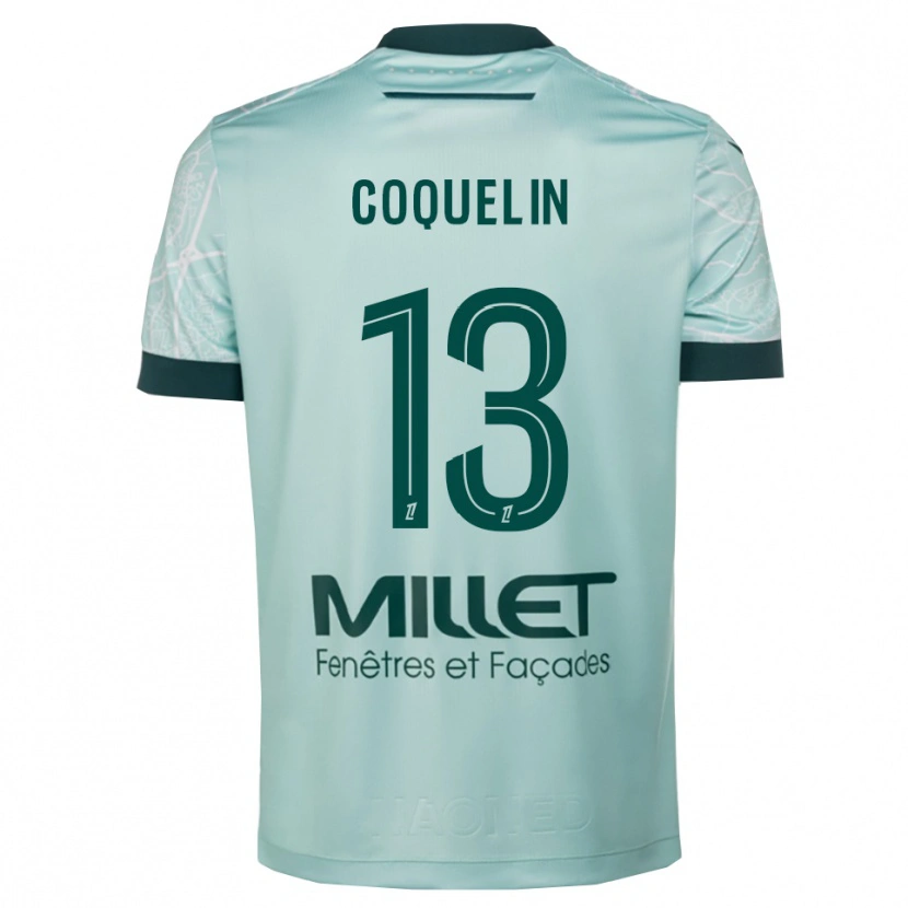 Danxen Herren Francis Coquelin #13 Grün Weiß Auswärtstrikot Trikot 2025/26 T-Shirt Österreich
