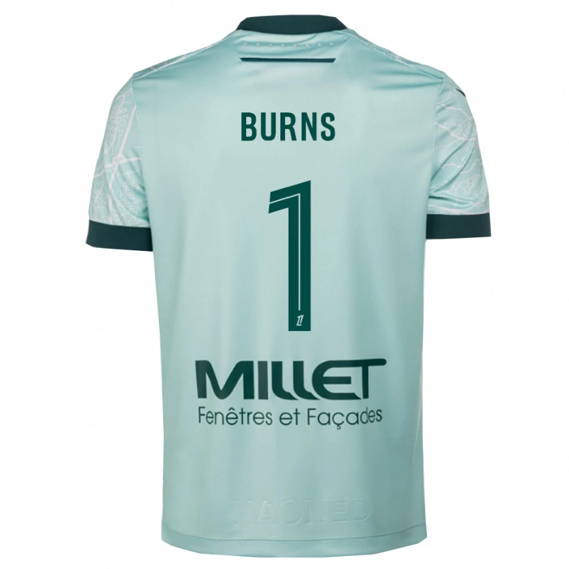 Danxen Herren Emily Burns #1 Grün Weiß Auswärtstrikot Trikot 2025/26 T-Shirt Österreich