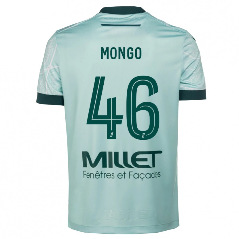 Danxen Herren Enzo Mongo #46 Grün Weiß Auswärtstrikot Trikot 2025/26 T-Shirt Österreich
