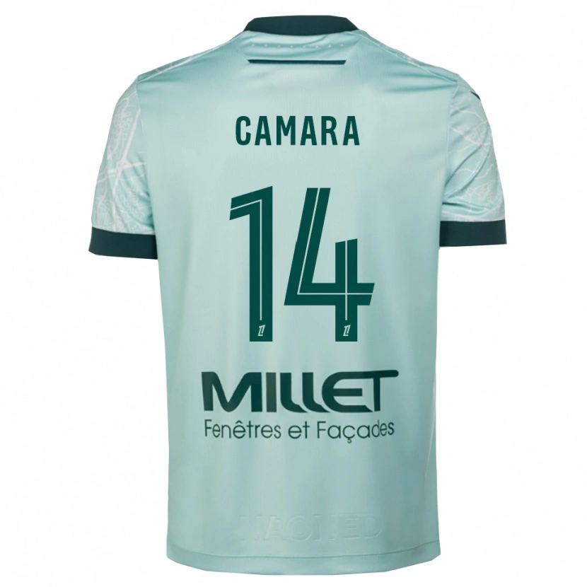 Danxen Herren Klaus Camara #14 Grün Weiß Auswärtstrikot Trikot 2025/26 T-Shirt Österreich