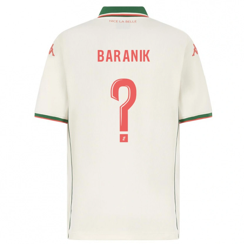 Danxen Herren Evan Baranik #0 Weiß Grün Auswärtstrikot Trikot 2025/26 T-Shirt Österreich