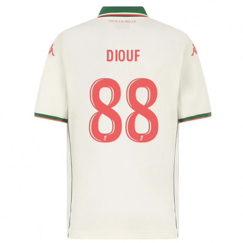Danxen Herren Yehvann Diouf #88 Weiß Grün Auswärtstrikot Trikot 2025/26 T-Shirt Österreich