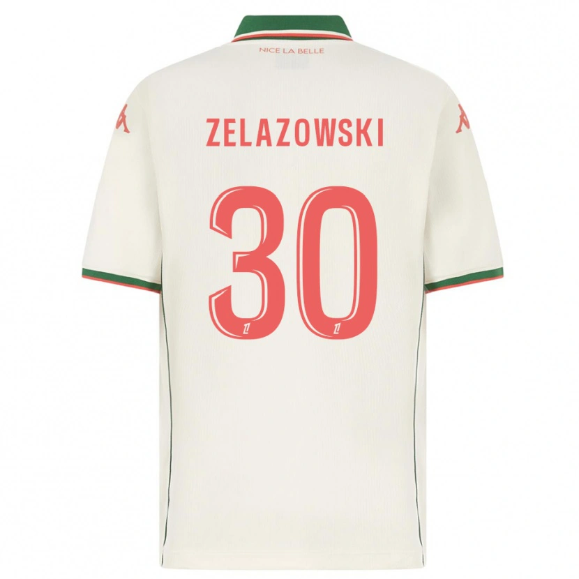 Danxen Herren Bartosz Zelazowski #30 Weiß Grün Auswärtstrikot Trikot 2025/26 T-Shirt Österreich