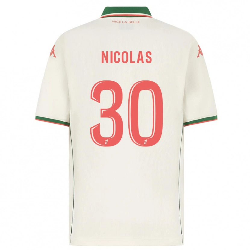 Danxen Herren Lina-Lou Nicolas #30 Weiß Grün Auswärtstrikot Trikot 2025/26 T-Shirt Österreich