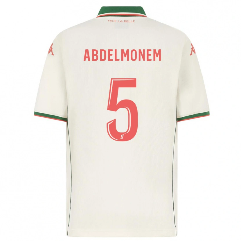Danxen Herren Mohamed Abdelmonem #5 Weiß Grün Auswärtstrikot Trikot 2025/26 T-Shirt Österreich