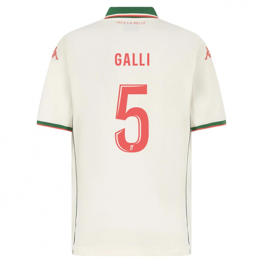 Danxen Herren Clara Galli #5 Weiß Grün Auswärtstrikot Trikot 2025/26 T-Shirt Österreich