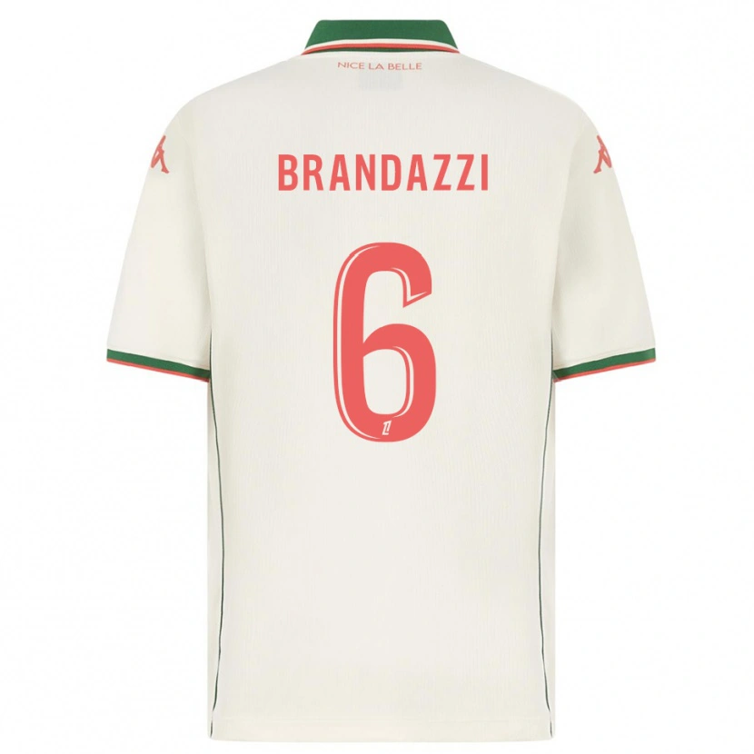 Danxen Herren Fiona Brandazzi #6 Weiß Grün Auswärtstrikot Trikot 2025/26 T-Shirt Österreich