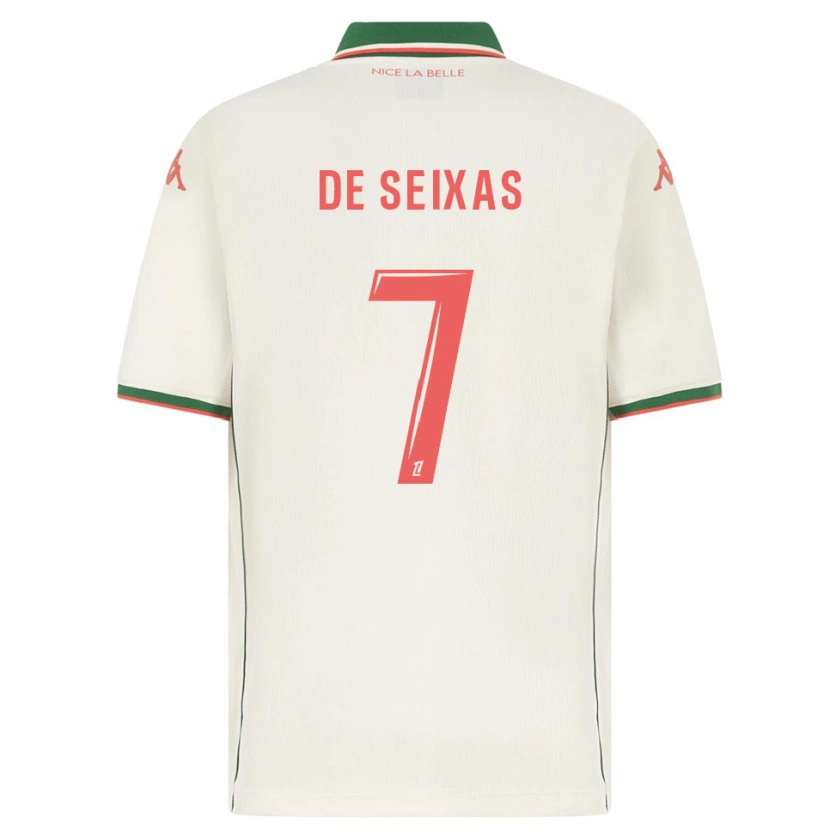 Danxen Herren Morgane De Seixas #7 Weiß Grün Auswärtstrikot Trikot 2025/26 T-Shirt Österreich