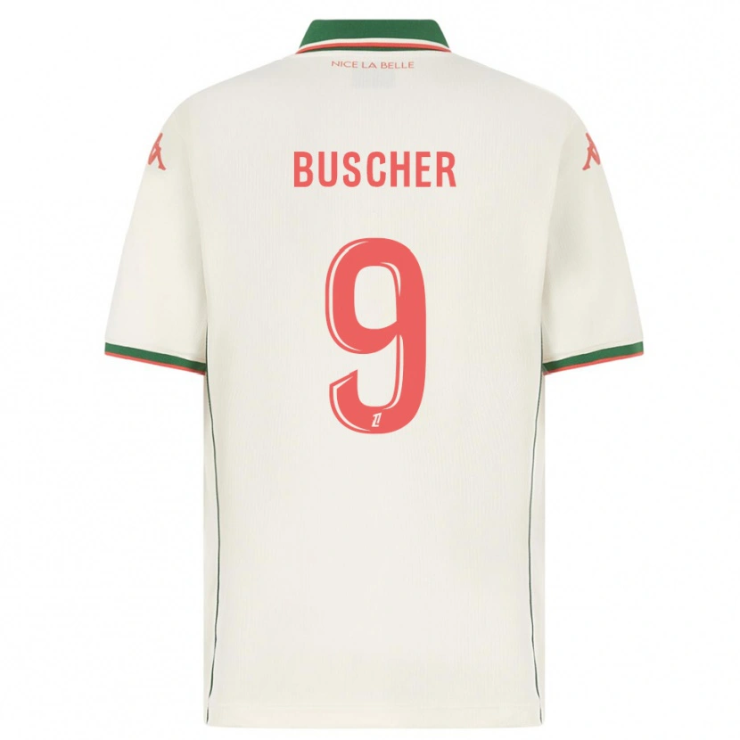 Danxen Herren Mickaël Buscher #9 Weiß Grün Auswärtstrikot Trikot 2025/26 T-Shirt Österreich