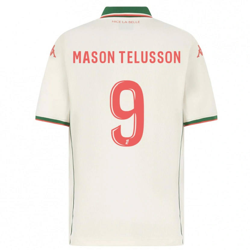 Danxen Herren Jah-Mason Telusson #9 Weiß Grün Auswärtstrikot Trikot 2025/26 T-Shirt Österreich