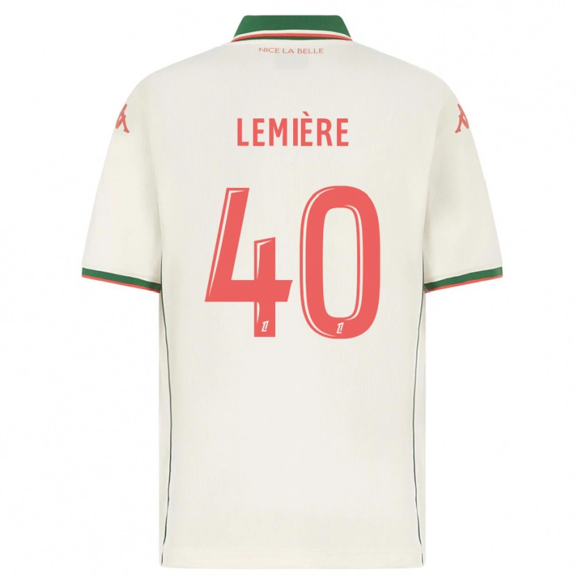 Danxen Herren Pauline Lemière #40 Weiß Grün Auswärtstrikot Trikot 2025/26 T-Shirt Österreich