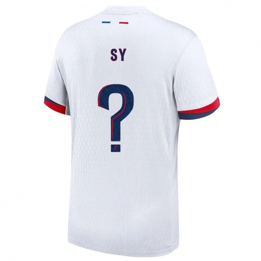 Danxen Herren Bocar Sy #0 Weiß Rot Auswärtstrikot Trikot 2025/26 T-Shirt Österreich