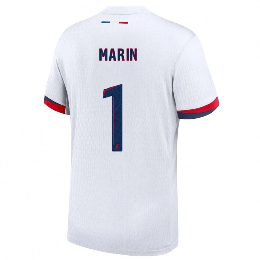 Danxen Herren Renato Marin #1 Weiß Rot Auswärtstrikot Trikot 2025/26 T-Shirt Österreich
