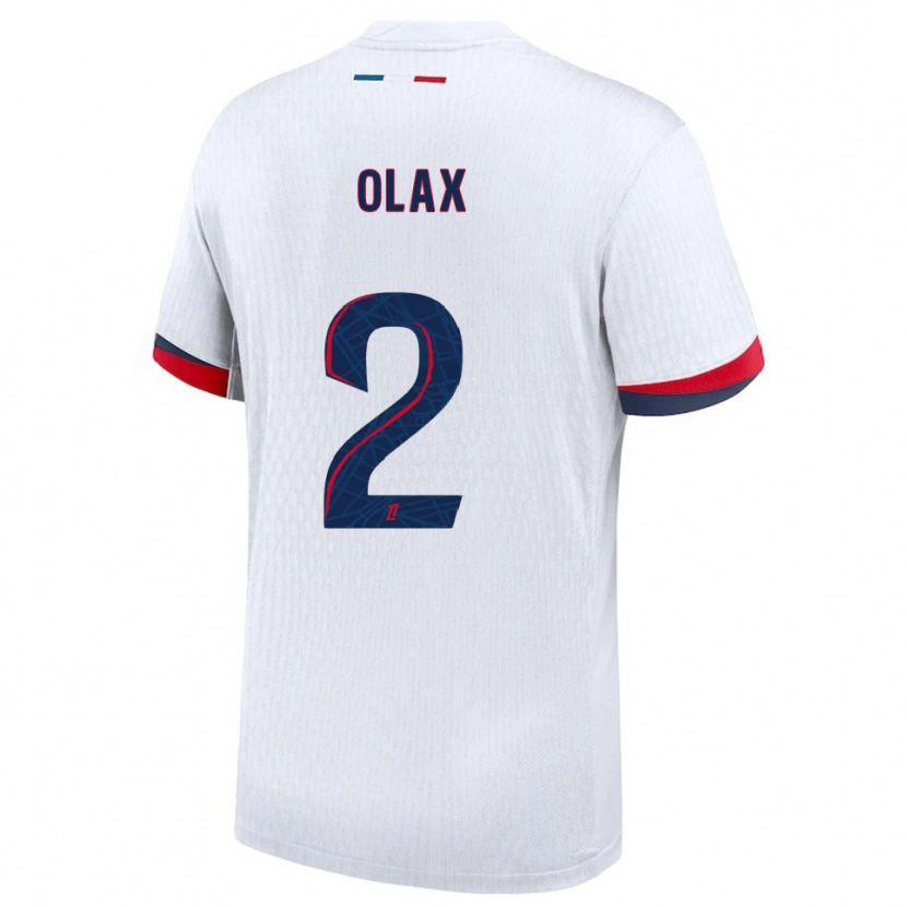 Danxen Herren Djamy Olax #2 Weiß Rot Auswärtstrikot Trikot 2025/26 T-Shirt Österreich