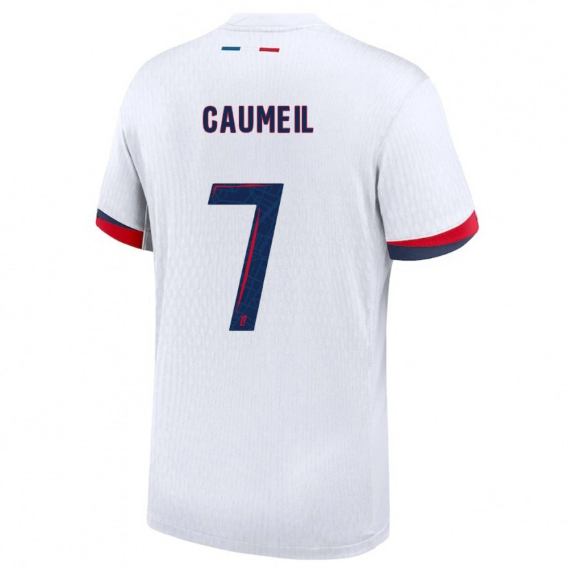 Danxen Herren Paul Caumeil #7 Weiß Rot Auswärtstrikot Trikot 2025/26 T-Shirt Österreich